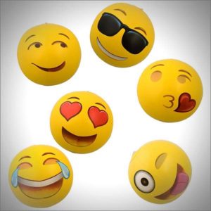 12-inch Emoji Inflatable Beach Balls
