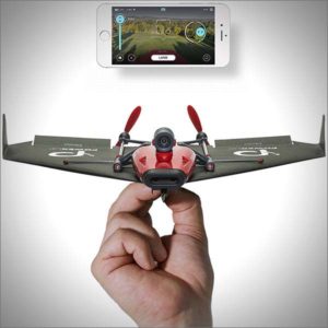 POWERUP FPV Smartphone Controlled Paper Airplane with Live Streaming Camera