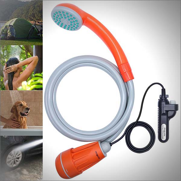 Portable-Camping-Shower,-Battery-Powered-Outdoor-Shower