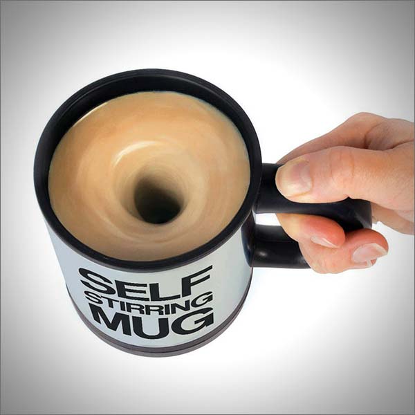 Self Stirring Mug Office Coffee Tea Cup Mix